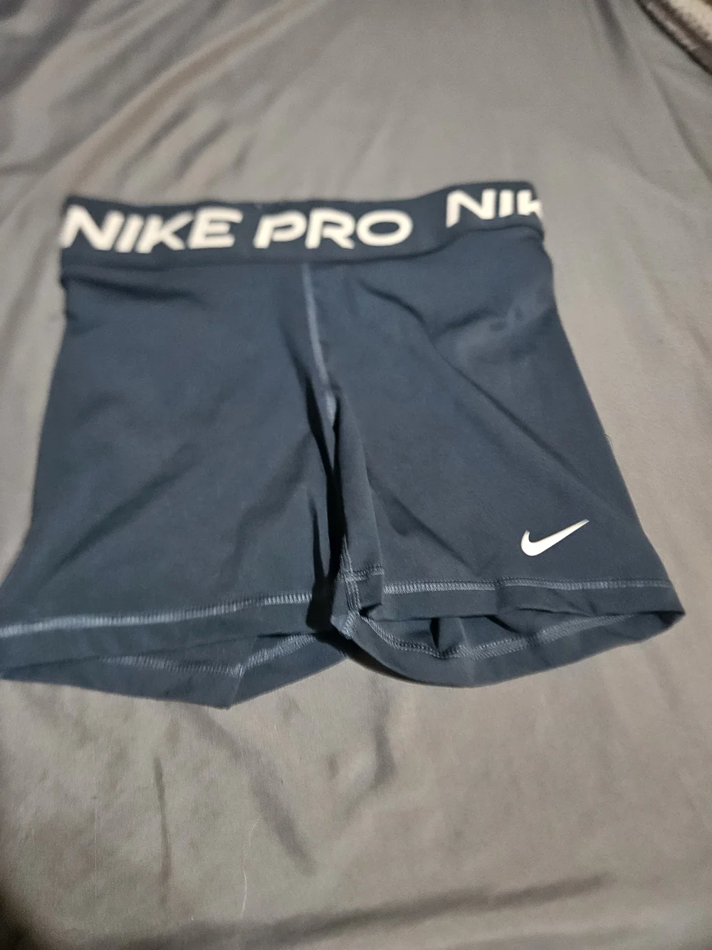 Nike Pro Navy Blue Dri-FIT Compression Shorts, 5